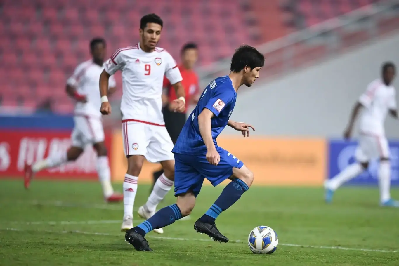 Intense match action showing a strike on goal symbolising big bonuses, promotions and winning opportunities with 1xBet Bonus